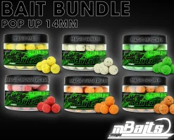 Magic Baits Bait Bundle Pop Ups All in One Köderset Pop Up Boilies Sparpack Carp Hookbaits floating Boilies Futtermittel