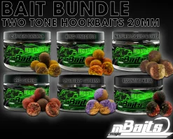 Magic Baits Bait Bundle Two Tone Hook Baits All in One Köderset Karpfen Hakenköder Sparpack Carp Hookbaits Half Half Boilie Vorteilspack  Futtermittel