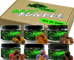 Magic Baits Bait Bundle Two Tone Hook Baits All in One Köderset Karpfen Hakenköder Sparpack Carp Hookbaits Half Half Boilie Vorteilspack  Futtermittel