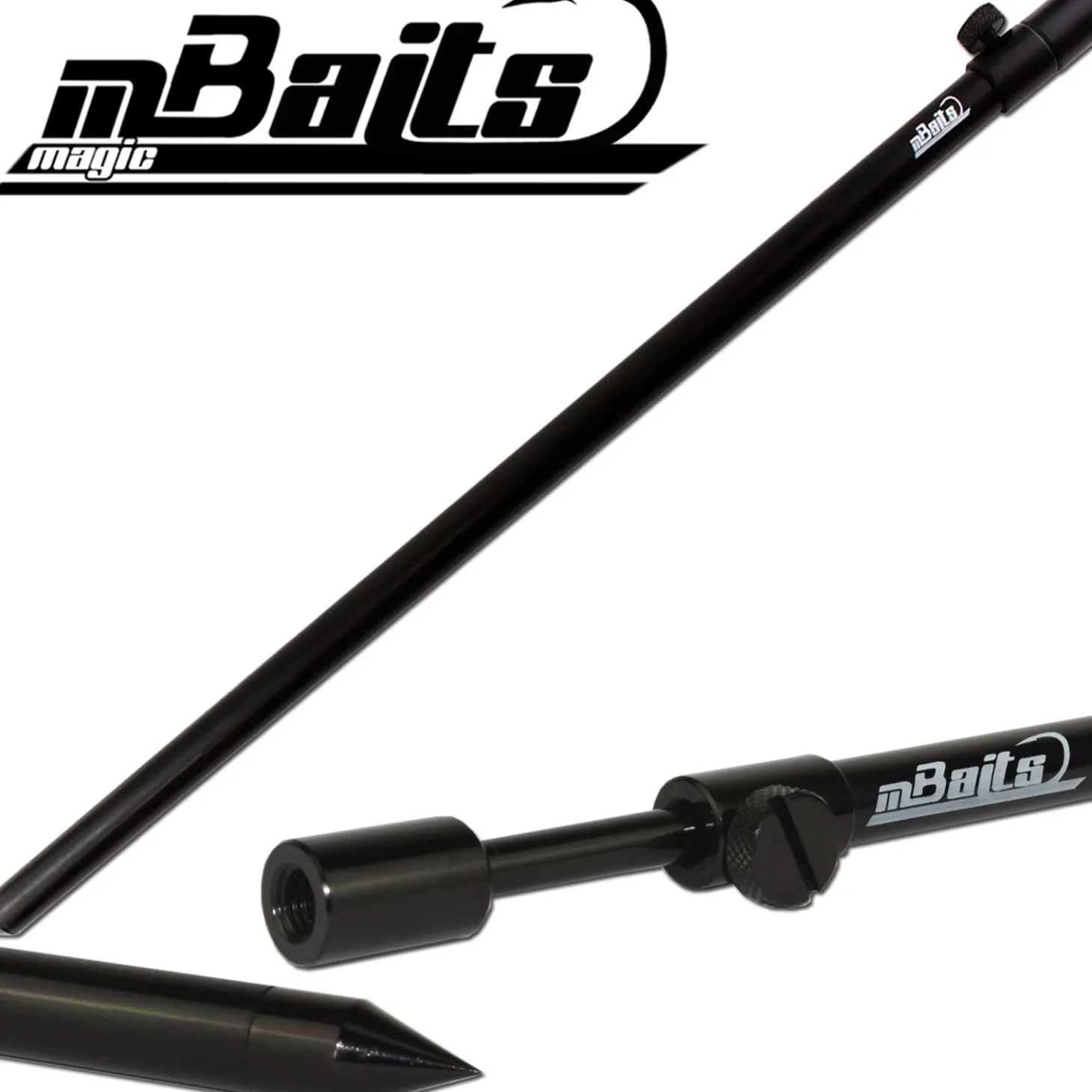 Magic Baits Black Bankstick 50-85cm verstellbar Karpfen Auflagen & Banksticks
