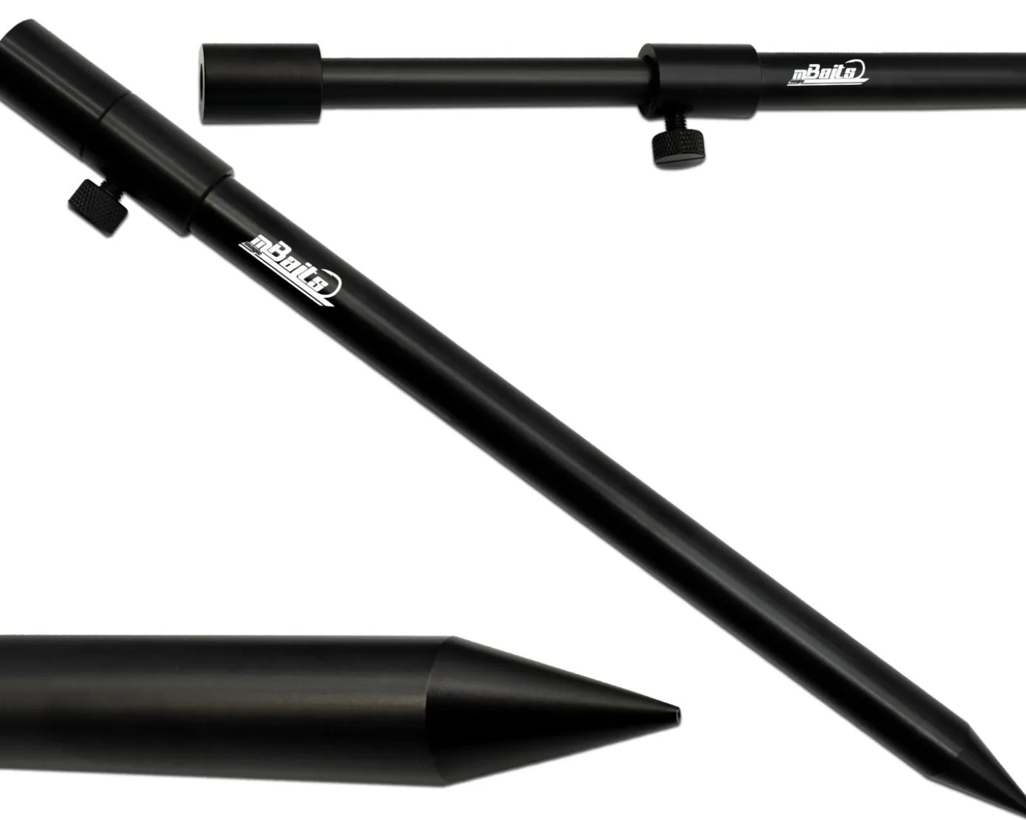 Magic Baits Black Bankstick 30-50cm verstellbar Karpfen Auflagen & Banksticks