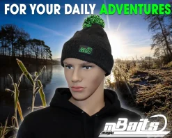 Magic Baits Bobble Hat Unisex Bommelmütze Beanie Fishing Hat Wintermütze Angeln Weich Warm Strickmütze Angelmütze Angelkleidung