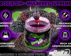 Magic Baits Boilie Dip Mulberry Supreme Premium Range Dip Köderdip Aroma Bait Booster Futtermittel