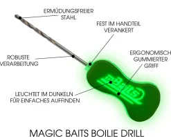 Magic Baits Boilie Drill Boiliebohrer Boilie Needle  Zielfische