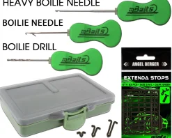 Magic Baits Boilie Needle Set in Box with Boilie Stops Boilienadel Boiliestopper Carp tool  Karpfen Zubehör