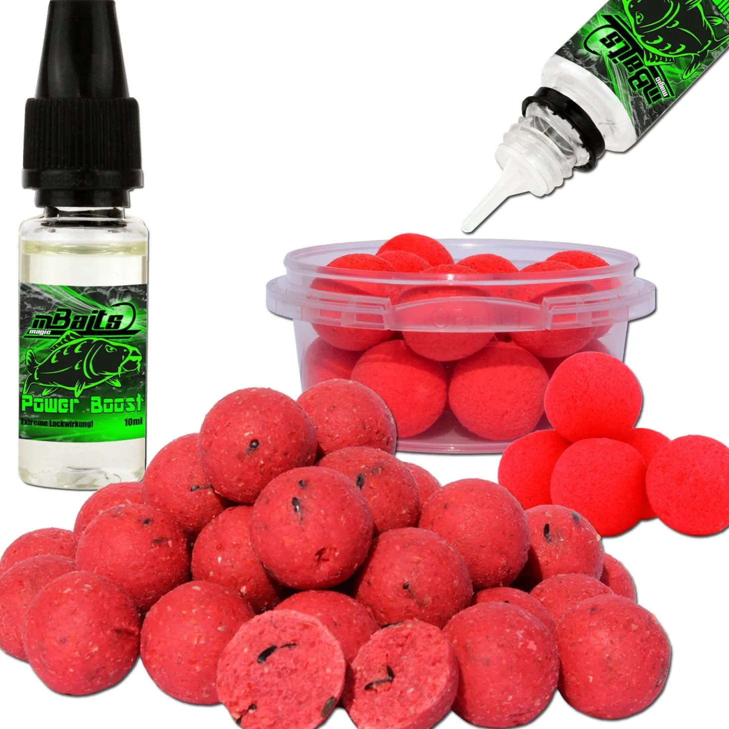 Magic Baits Boilie Set Pop Ups Flavour verschiedene Sorten Futtermittel