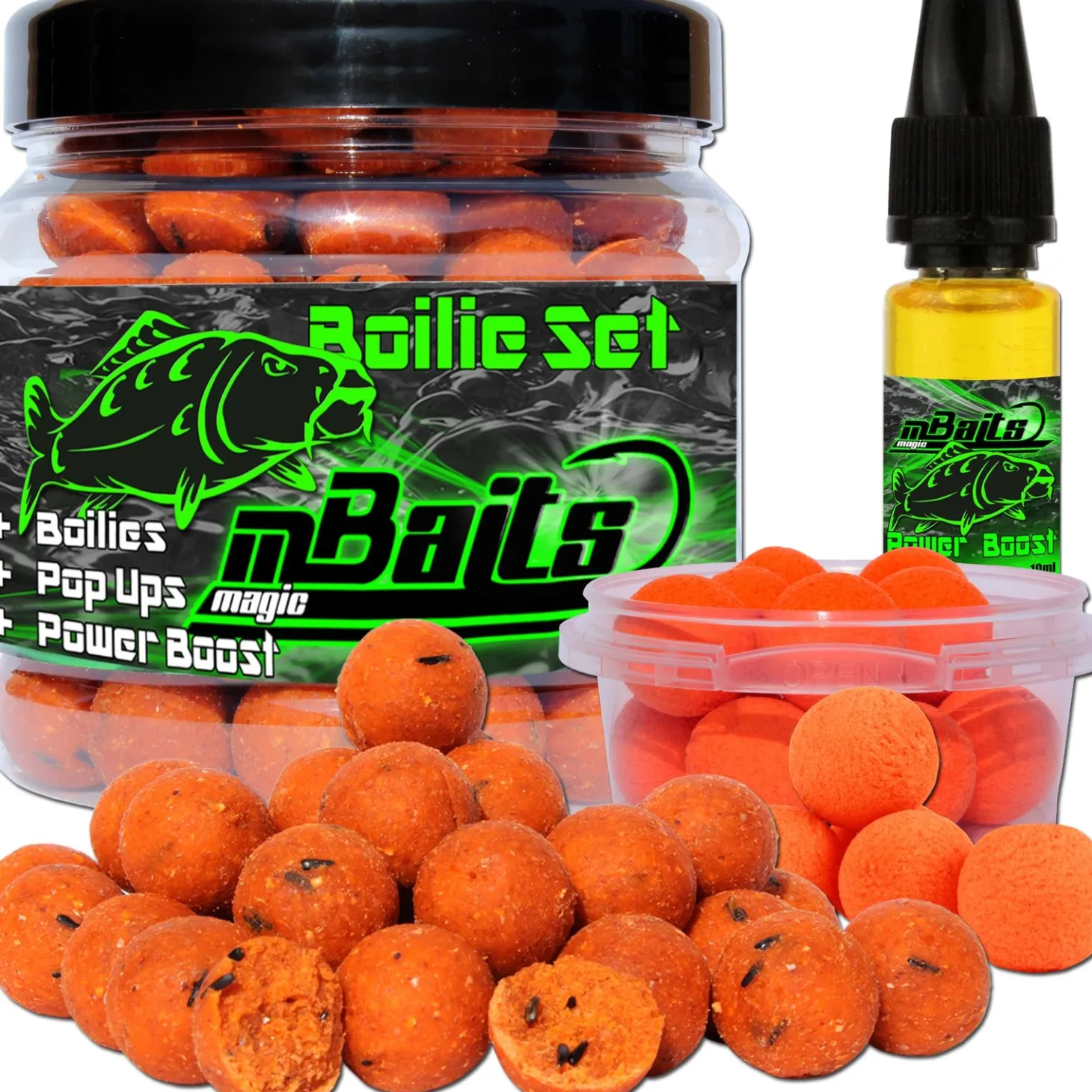 Magic Baits Boilie Set Pop Ups Flavour verschiedene Sorten Futtermittel