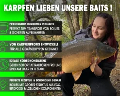 Magic Baits Boilies im Eimer 4 kg alle Sorten Futterboilies Karpfenboilies Boilieset Karpfenköder Futtermittel