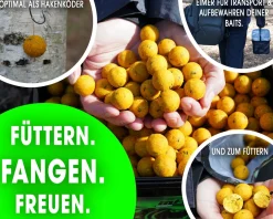 Magic Baits Boilies im Eimer 4 kg alle Sorten Futterboilies Karpfenboilies Boilieset Karpfenköder Futtermittel