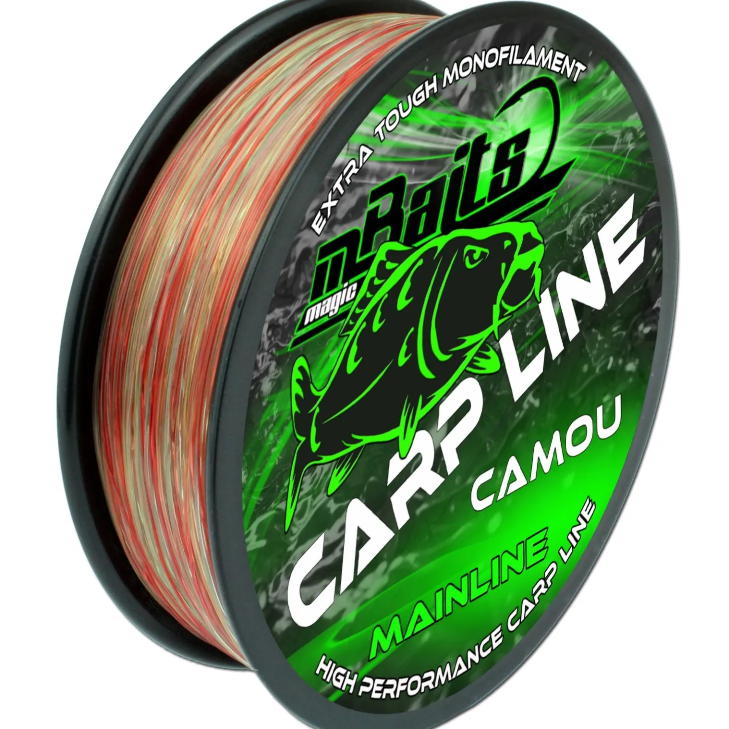 Magic Baits Carp Line Camou 300m Mainline Angelschnur Monofile Schnur Monofile Angelschnur