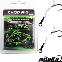 Magic Baits Chod Rig Boilierig Pop Up Rig 2 pcs Boilievorfach Zielfische