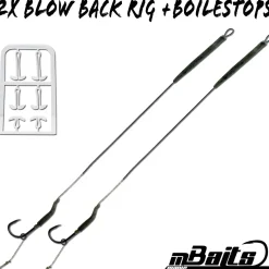 Magic Baits Coated Blow Back Rig Boilie Rig Boilievorfach 2 Stück Zielfische