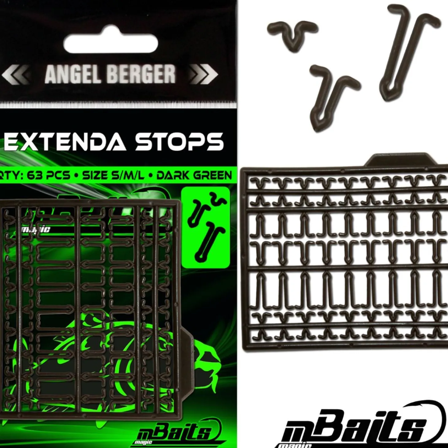 Magic Baits Extenda Stops Boiliestopper Hair Stops Boilie Pellet Köder Stops Karpfen Kleinteile