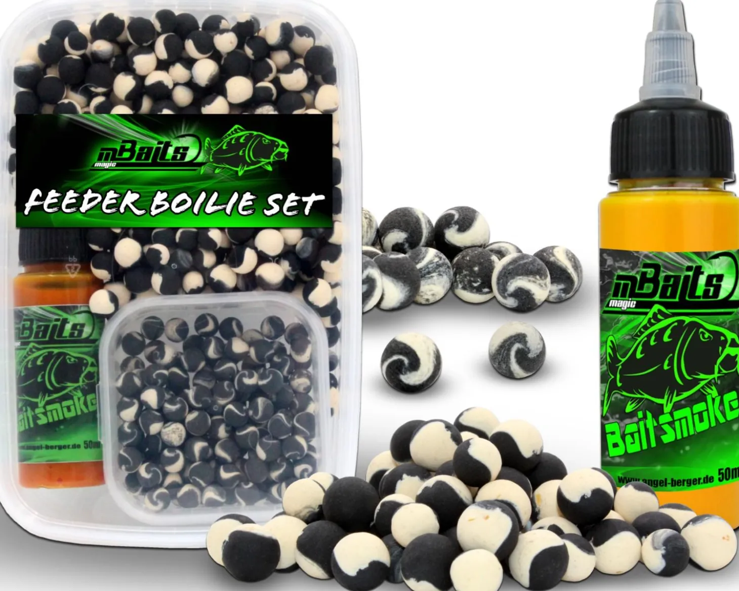 Magic Baits Feeder Boilie Set Method Feeder Boilie Mini Pop Ups Baitsmoke Futtermittel