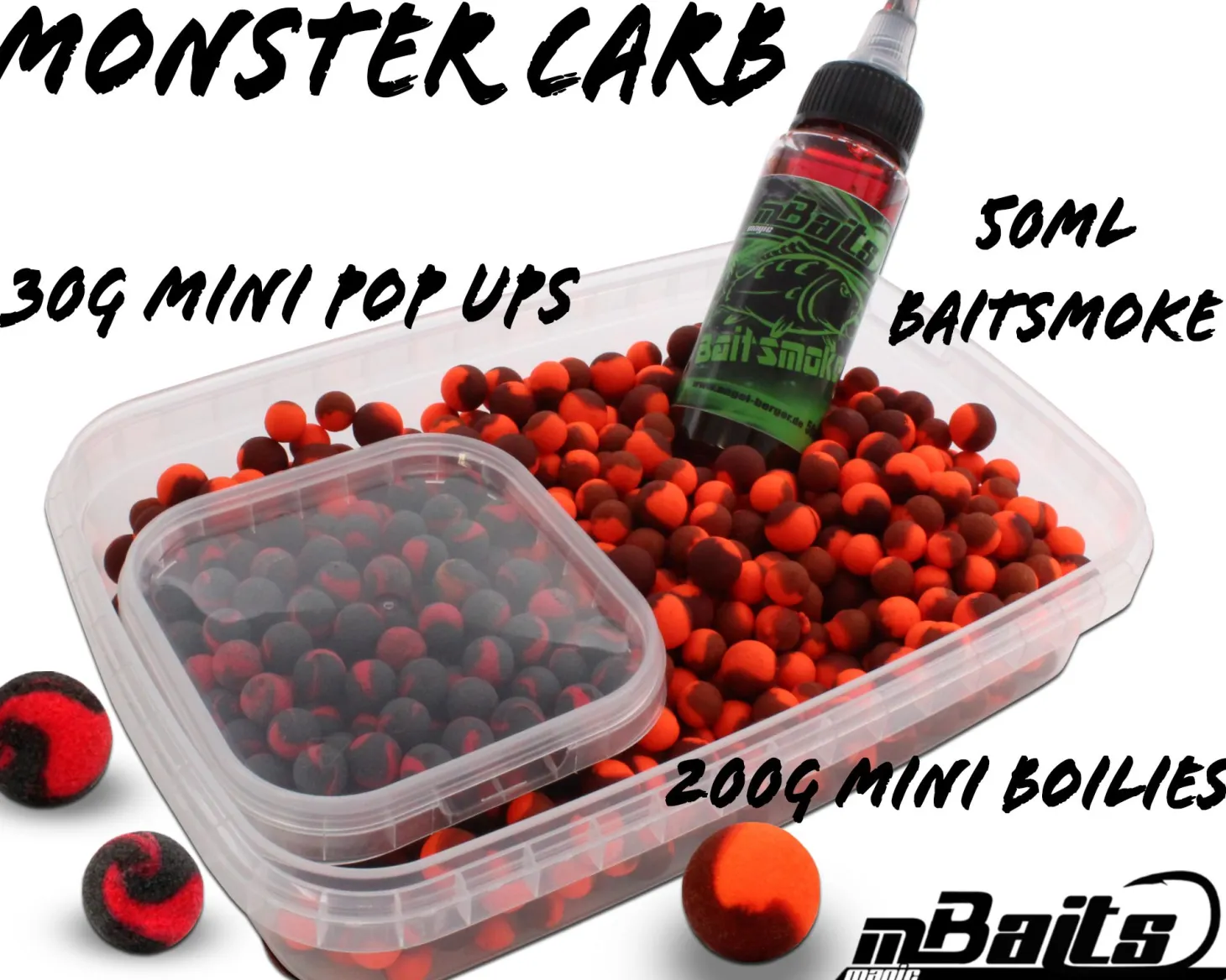 Magic Baits Feeder Boilie Set Method Feeder Boilie Mini Pop Ups Baitsmoke Futtermittel