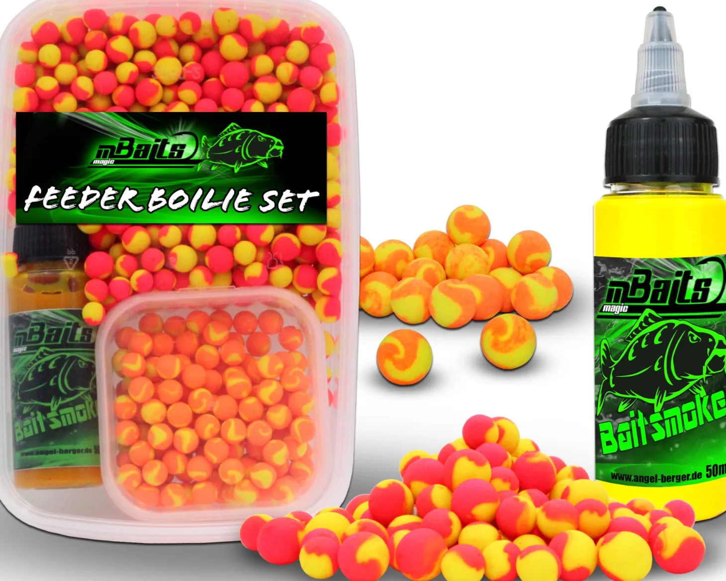 Magic Baits Feeder Boilie Set Method Feeder Boilie Mini Pop Ups Baitsmoke Futtermittel