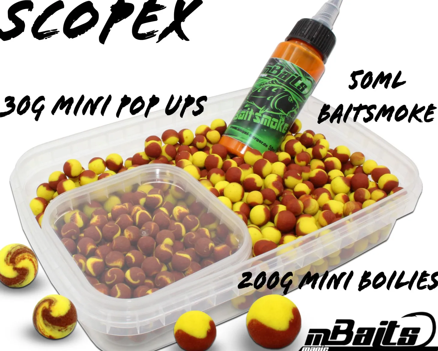 Magic Baits Feeder Boilie Set Method Feeder Boilie Mini Pop Ups Baitsmoke Futtermittel