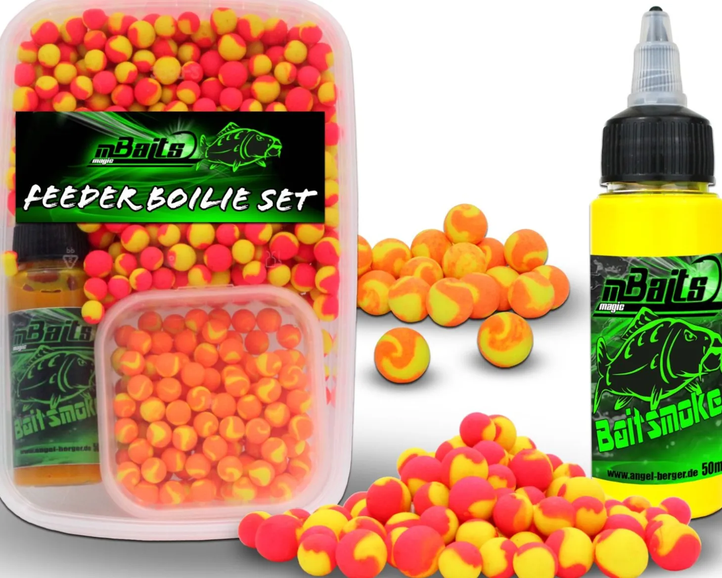 Magic Baits Feeder Boilie Set Method Feeder Boilie Mini Pop Ups Baitsmoke Futtermittel