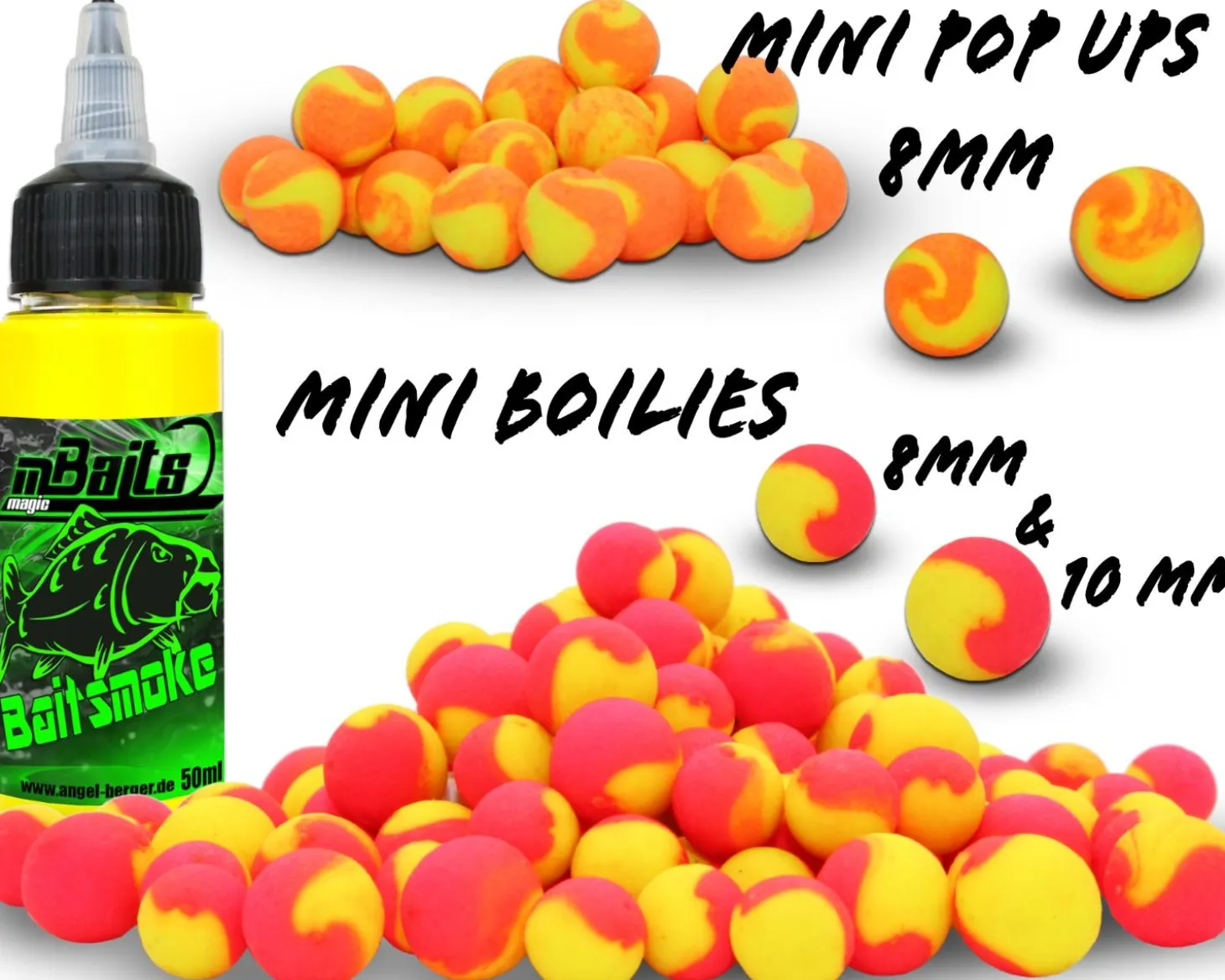 Magic Baits Feeder Boilie Set Method Feeder Boilie Mini Pop Ups Baitsmoke Futtermittel