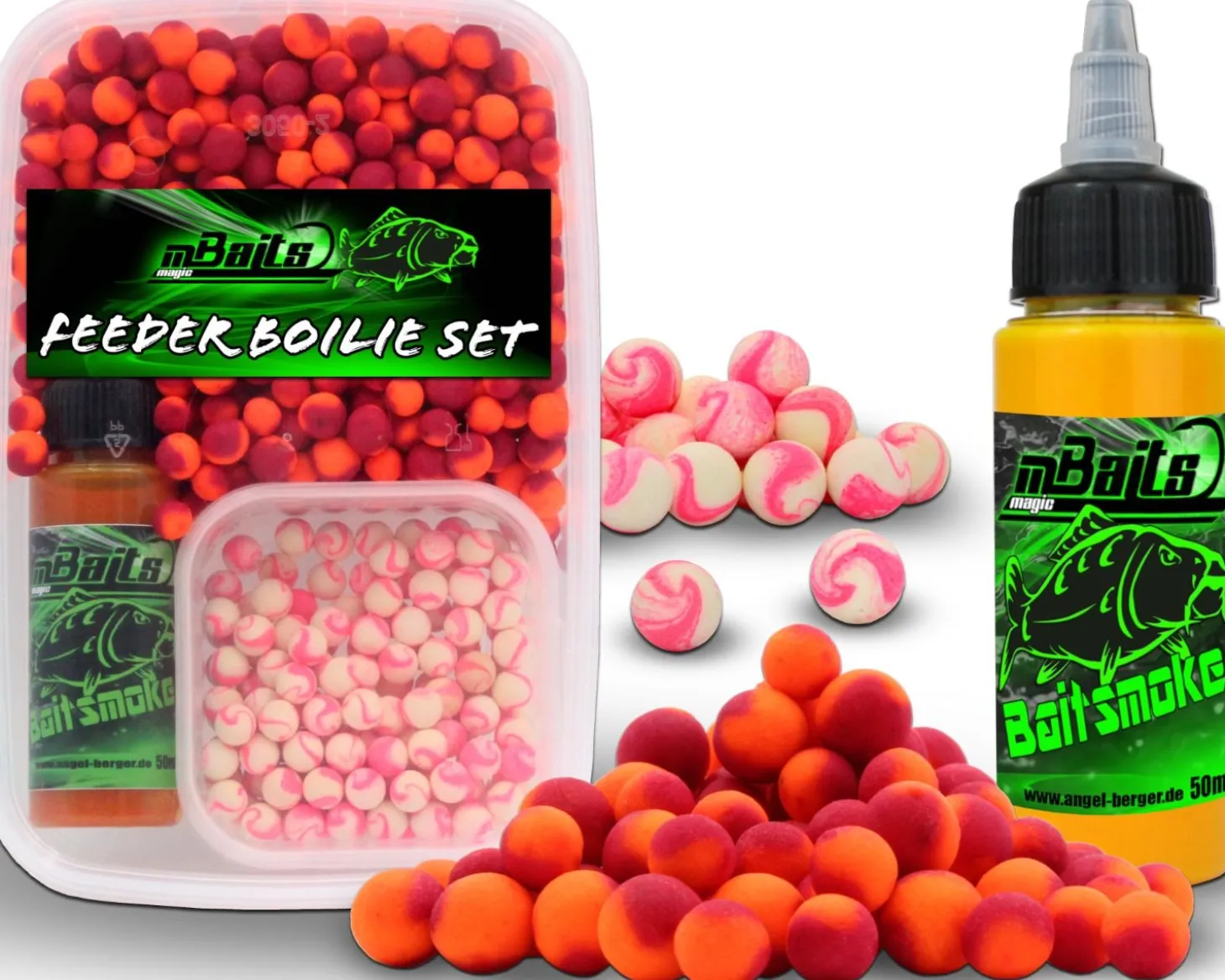 Magic Baits Feeder Boilie Set Method Feeder Boilie Mini Pop Ups Baitsmoke Futtermittel