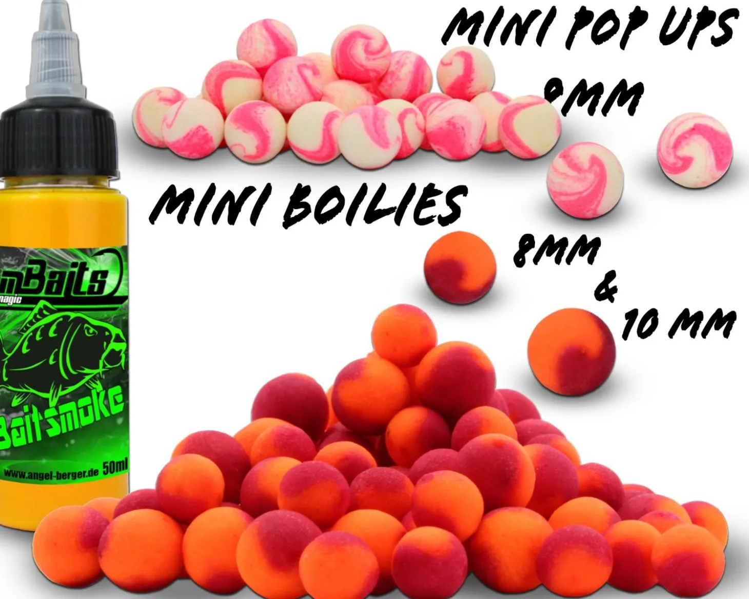 Magic Baits Feeder Boilie Set Method Feeder Boilie Mini Pop Ups Baitsmoke Futtermittel