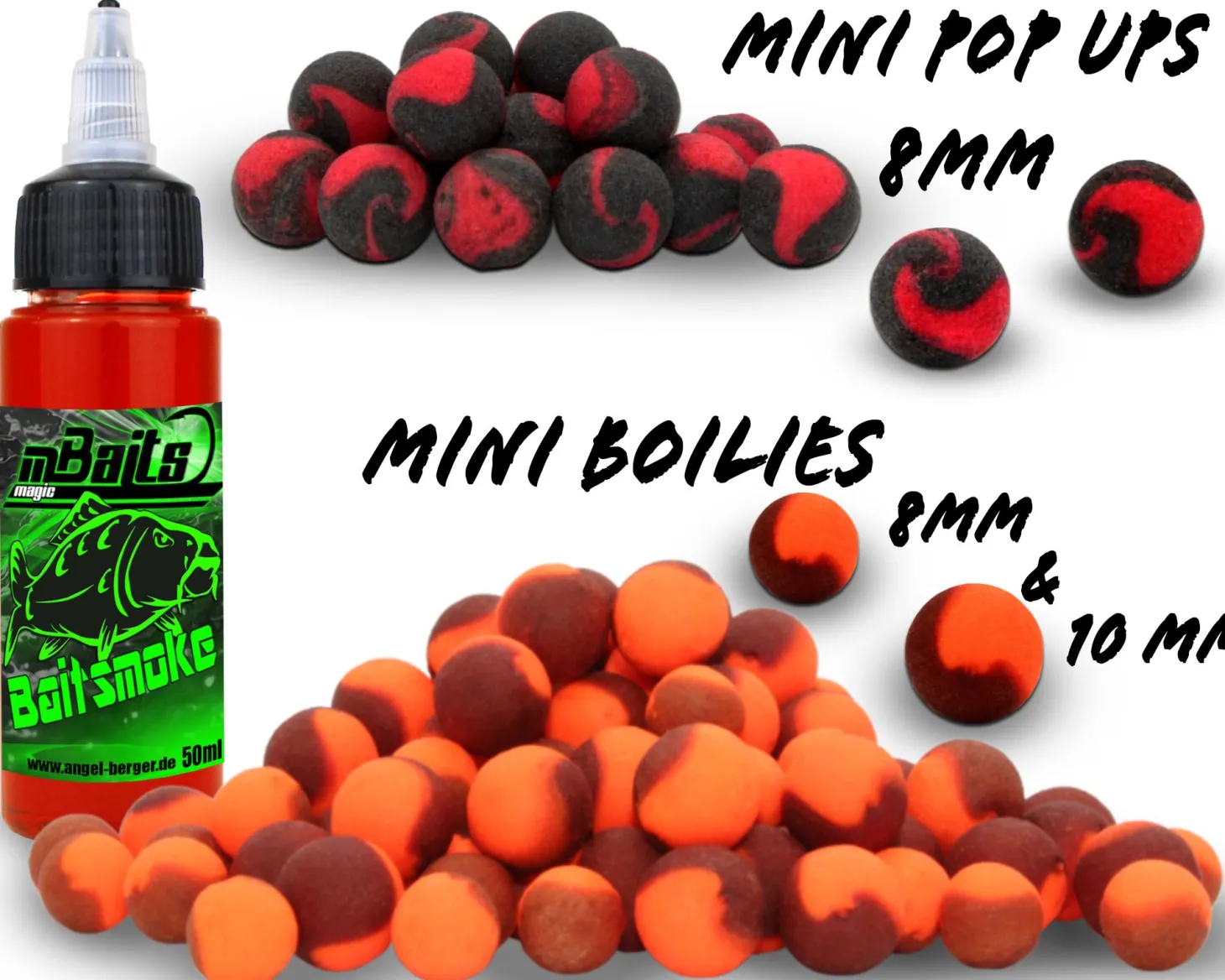 Magic Baits Feeder Boilie Set Method Feeder Boilie Mini Pop Ups Baitsmoke Futtermittel