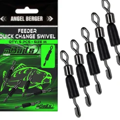 Magic Baits Feeder Quick Change Swivel Method Feeder Wirbel Angelwirbel Zielfische