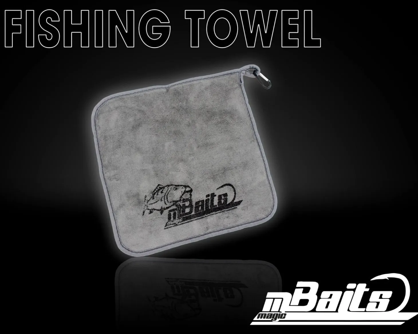 Magic Baits Fishing Towel Angel Handtuch für Karpfenangler Angelhandtuch Werkzeug - Messer - Zubehör