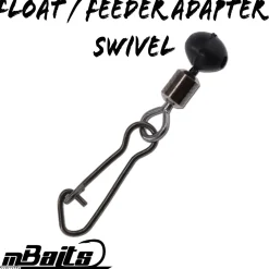 Magic Baits Float - Feeder Adapter Swivel Method Schnellwechsel Wirbel Posenadapter Angelwirbel Zielfische