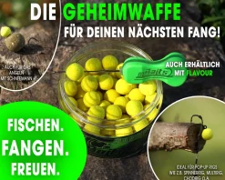 Magic Baits Fluo Pop Ups Yellow Natur Futtermittel
