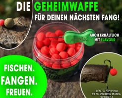 Magic Baits Fluo Pop Ups Red Natur Futtermittel