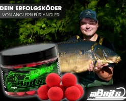 Magic Baits Fluo Pop Ups Red Natur Futtermittel