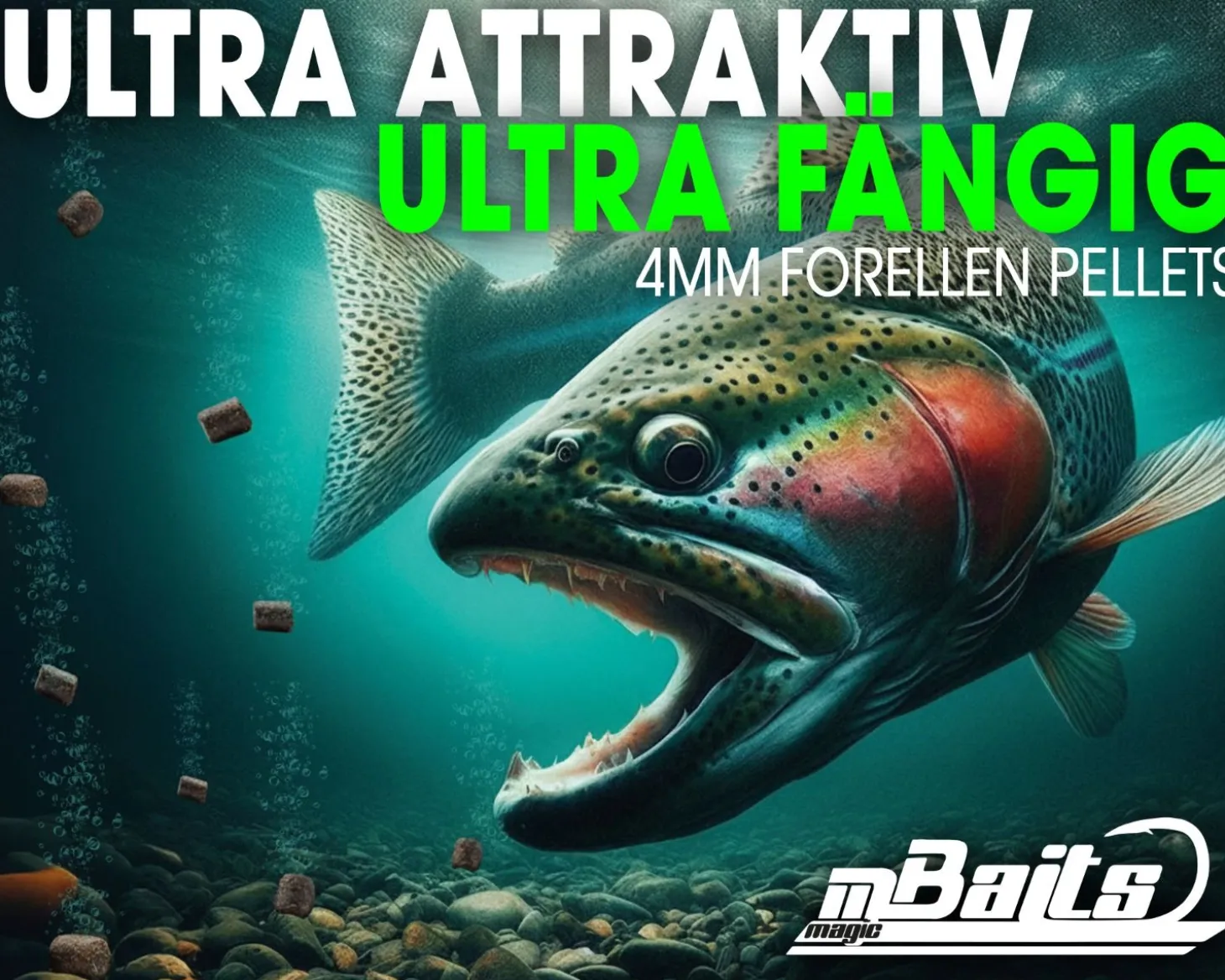 Magic Baits Forellen Pellets Trout Pellet Lockfutter Forellepellets Futtermittel