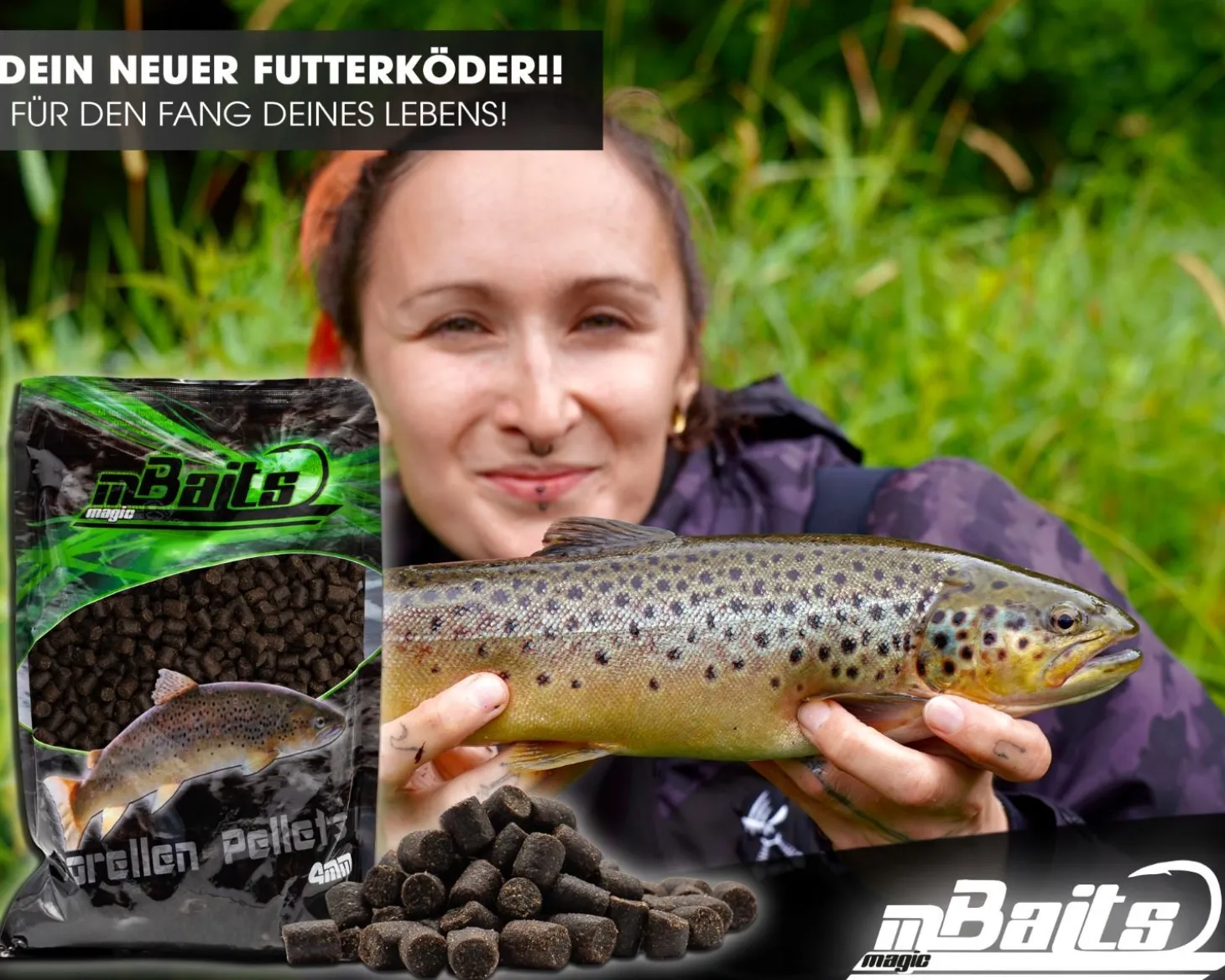Magic Baits Forellen Pellets Trout Pellet Lockfutter Forellepellets Futtermittel