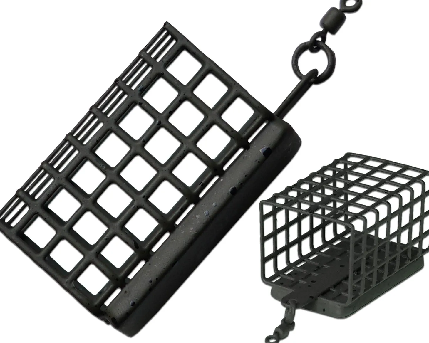 Magic Baits Futterkorb Eckig Square Feeder Camo Feederkorb Feeder Basket Feederangeln Feeder Cage Angelzubehör