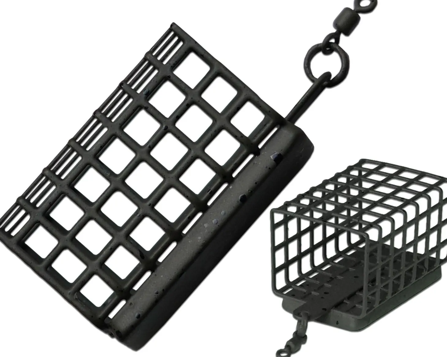 Magic Baits Futterkorb Eckig Square Feeder Camo Feederkorb Feeder Basket Feederangeln Feeder Cage Angelzubehör