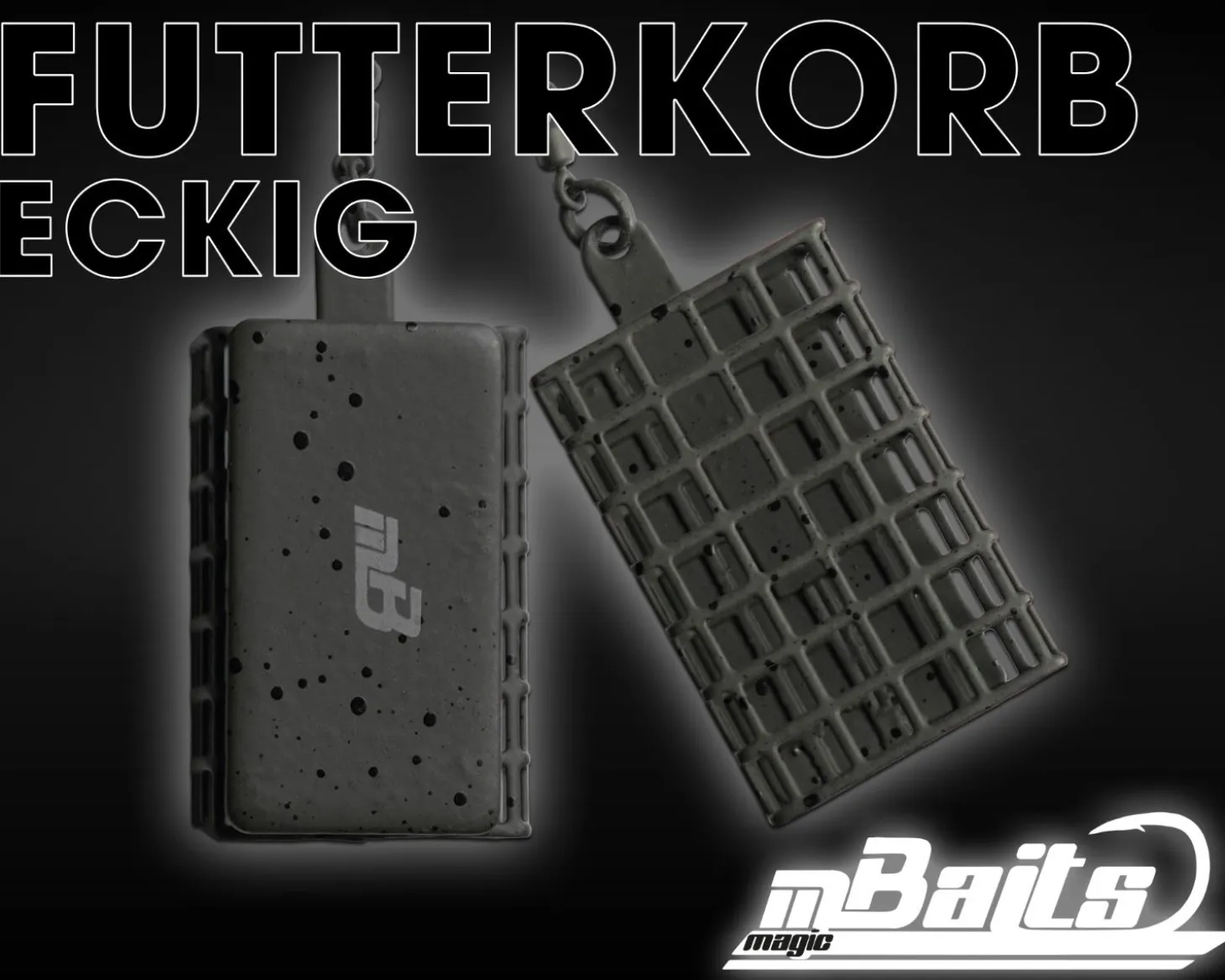 Magic Baits Futterkorb Eckig Square Feeder Camo Feederkorb Feeder Basket Feederangeln Feeder Cage Angelzubehör