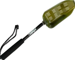 Magic Baits Futterschaufel Wide mit Griff Futterkelle Bait Spoon with Slots and Handle Futterschaufel für Boilies Pellets Partikel Zielfische