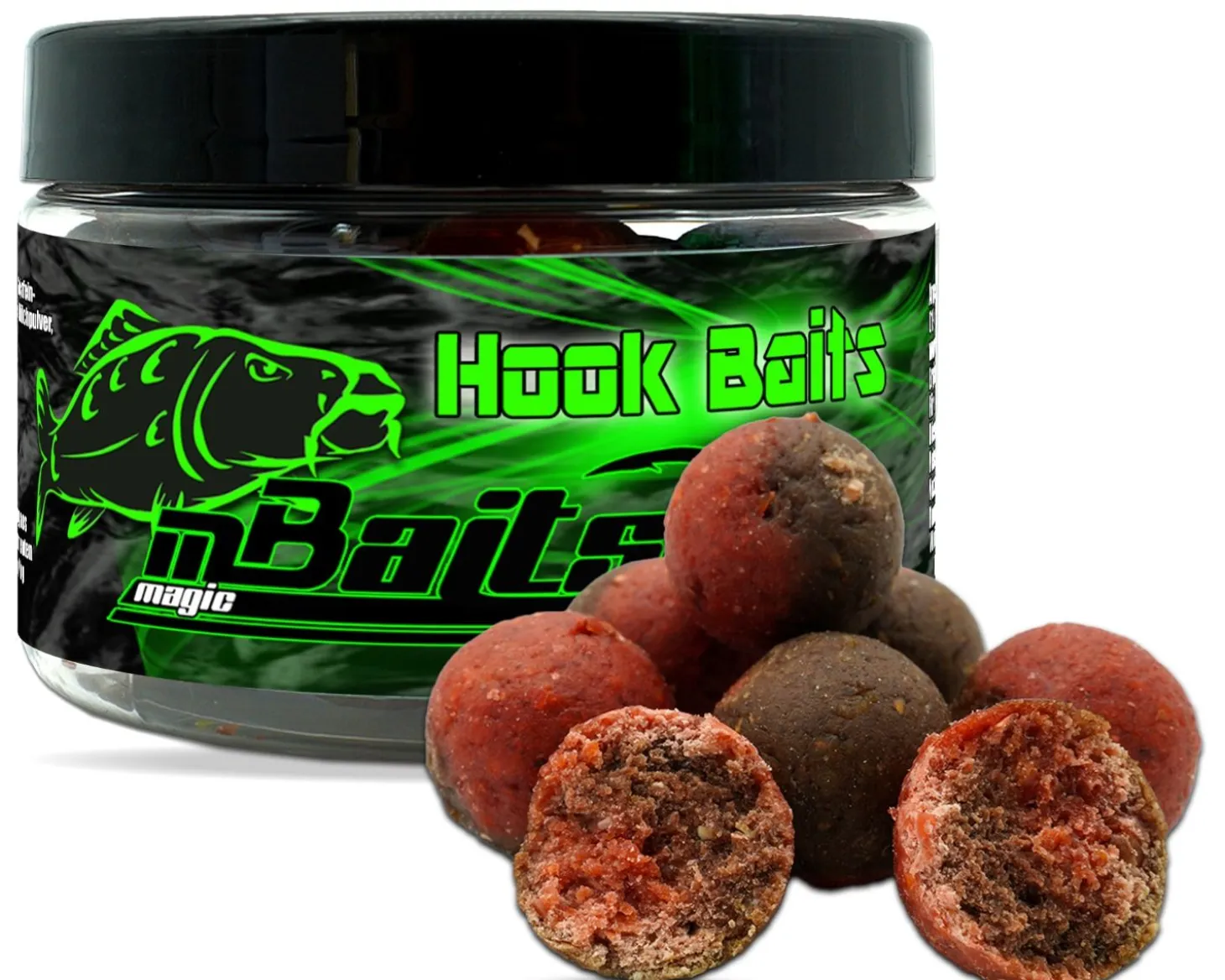 Magic Baits Hook Baits Two Tone Boilies Premium Range Futtermittel