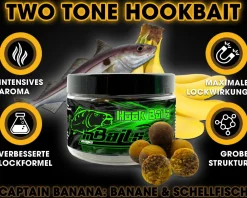 Magic Baits Hook Baits Two Tone Boilies Premium Range Futtermittel