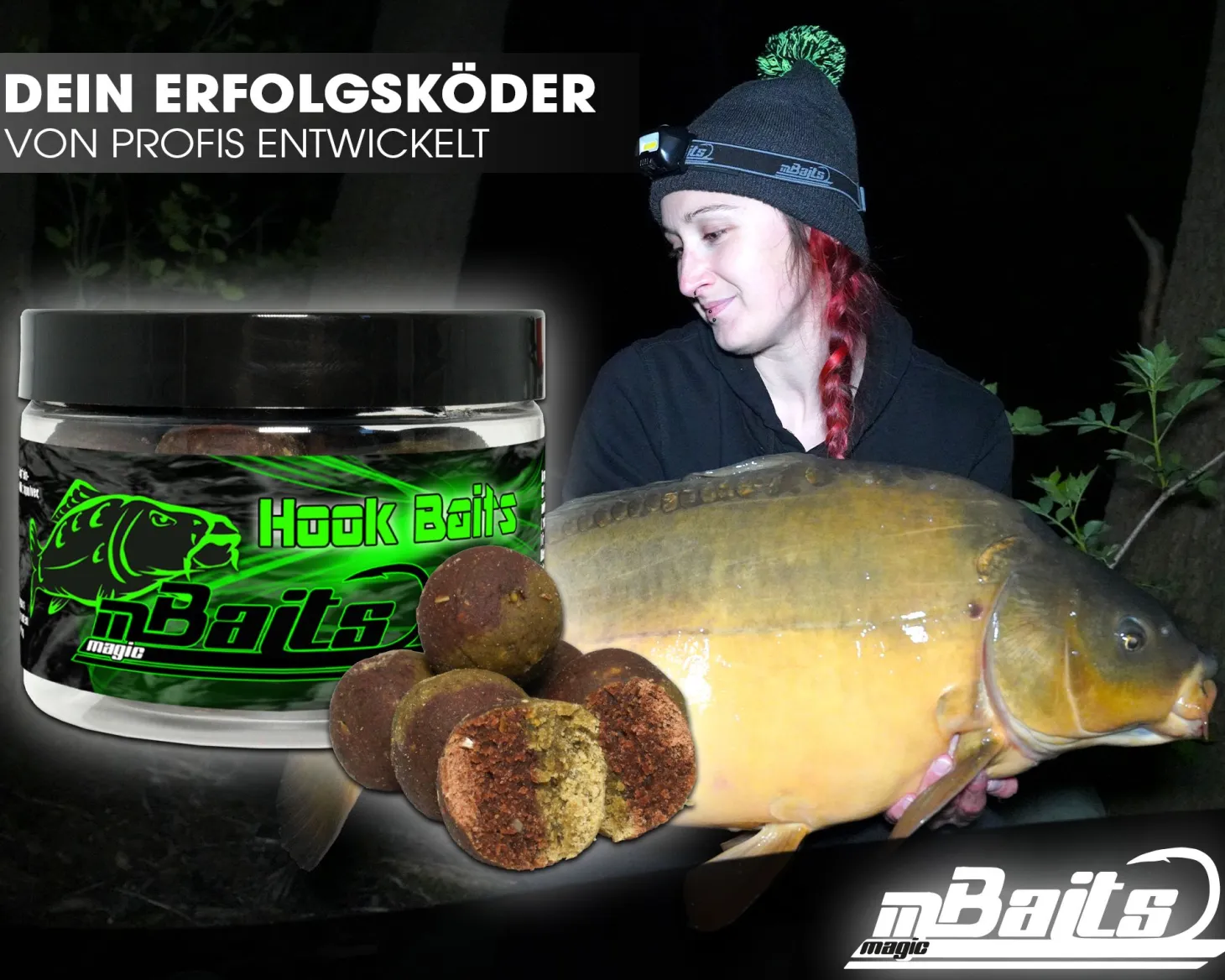Magic Baits Hook Baits Two Tone Boilies Premium Range Futtermittel
