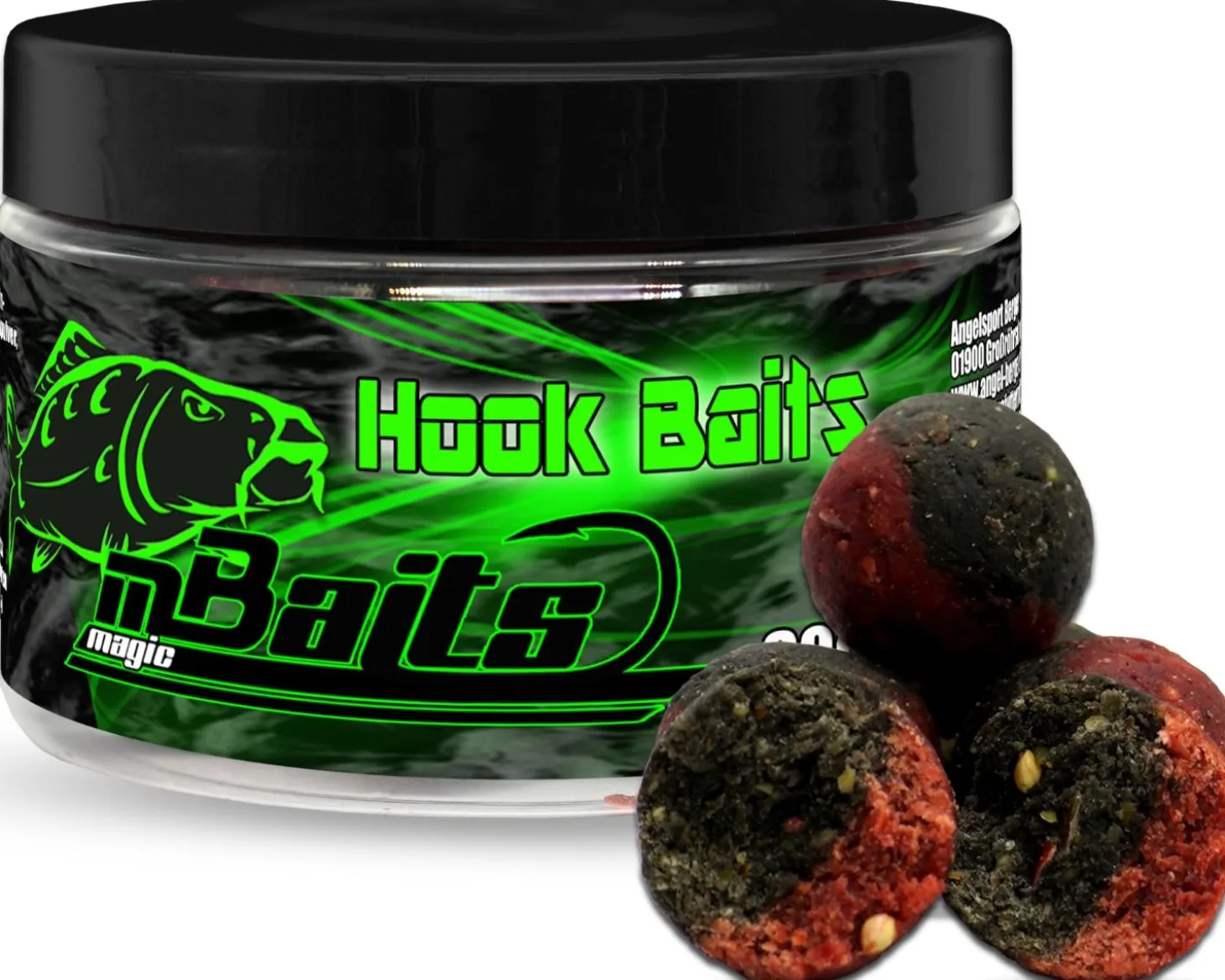 Magic Baits Hook Baits Two Tone Boilies Premium Range Futtermittel