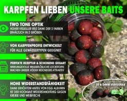 Magic Baits Hook Baits Two Tone Boilies Premium Range Futtermittel