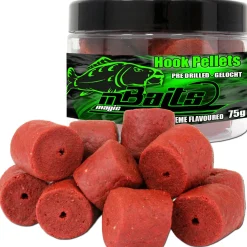 Magic Baits Hook Pellets Red Garlic Halibut Pellets  Futtermittel