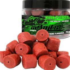 Magic Baits Hook Pellets Red Garlic Halibut Pellets  Futtermittel