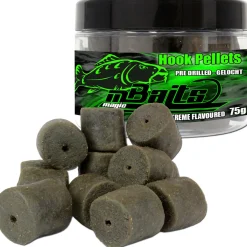 Magic Baits Hook Pellets Black Shellfish Halibut Pellets Futtermittel