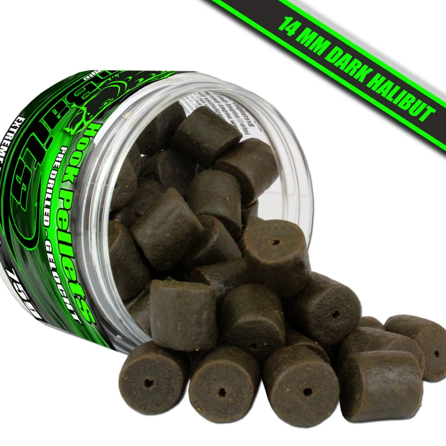 Magic Baits Hook Pellets Black Shellfish Halibut Pellets Futtermittel