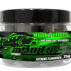 Magic Baits Hook Pellets Black Shellfish Halibut Pellets Futtermittel