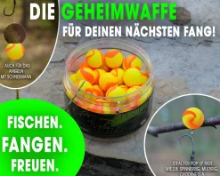 Magic Baits King Pineapple Two Tone Pop Ups 16mm Boilies Premium Range Futtermittel