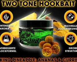 Magic Baits King Pineapple Hook Baits Two Tone Boilies Premium Range  Futtermittel